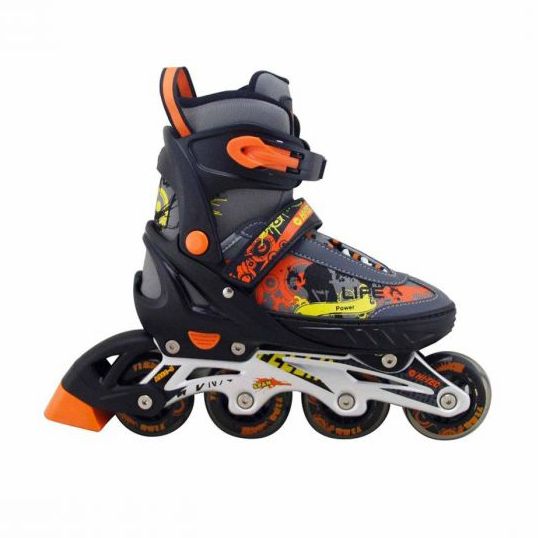 רולר מתכוונן LIFE IS A MIRACLE - שחור / כתום HI-TEC EXERCISE BAND